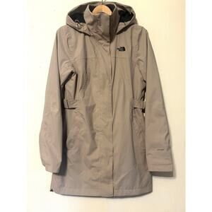 The North Face Women's City Breeze Rain Jacket NWOT Size Small Khaki-Tan Color